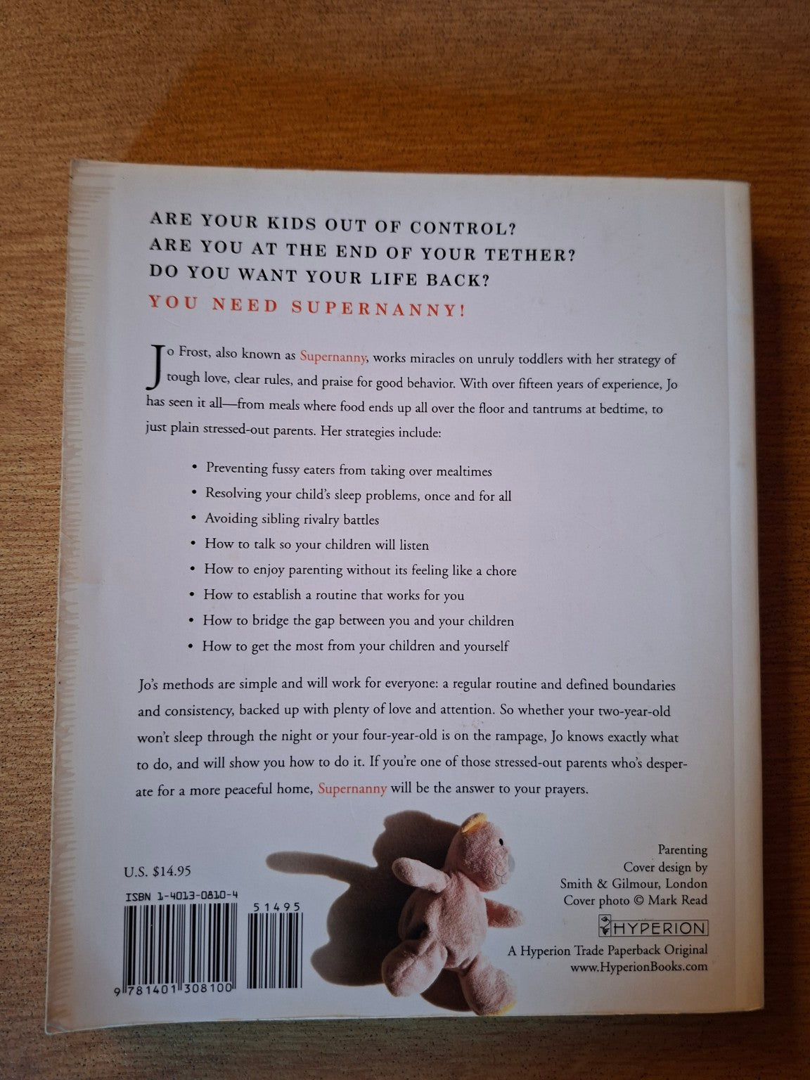 Supernanny – How to Get the Best from Your Children by Jo Frost – Second-Hand