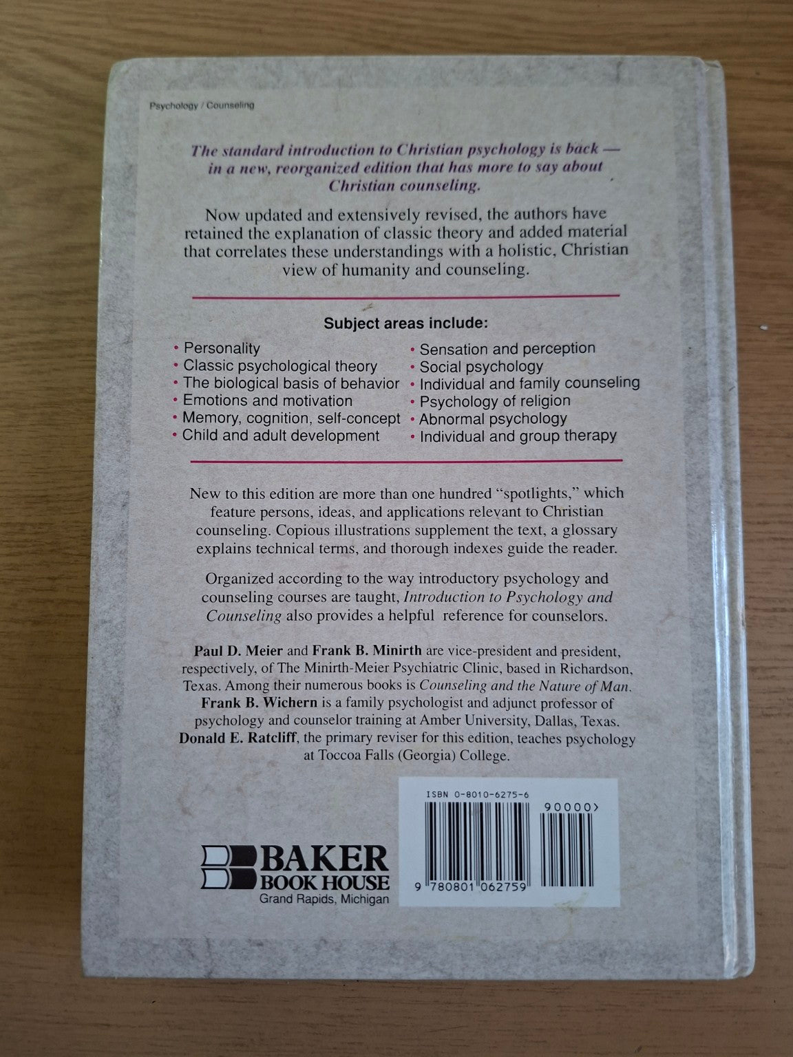 Introduction to Psychology and Counseling (Second Edition) – Second-Hand