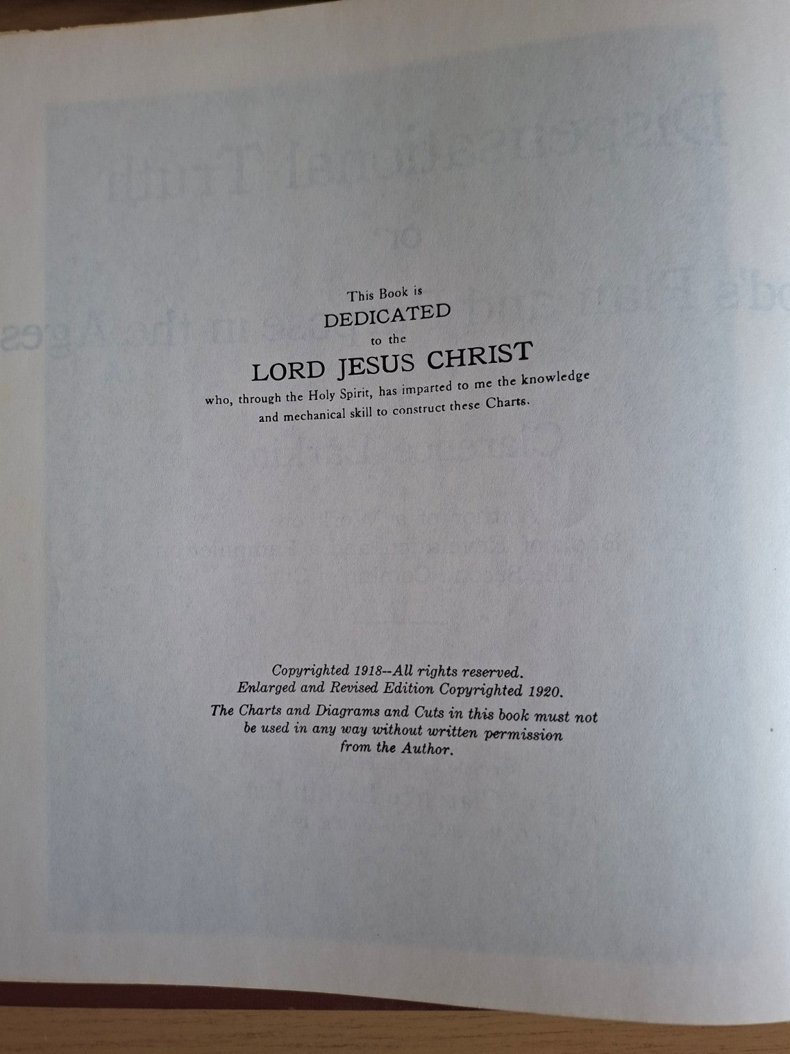 Dispensational Truth by Clarence Larkin – Second-Hand