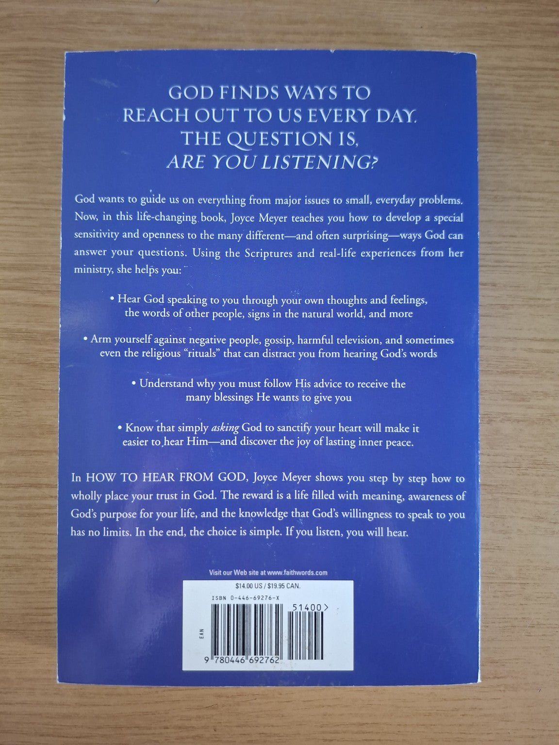 How to Hear from God – Joyce Meyer (Second Hand Book)
