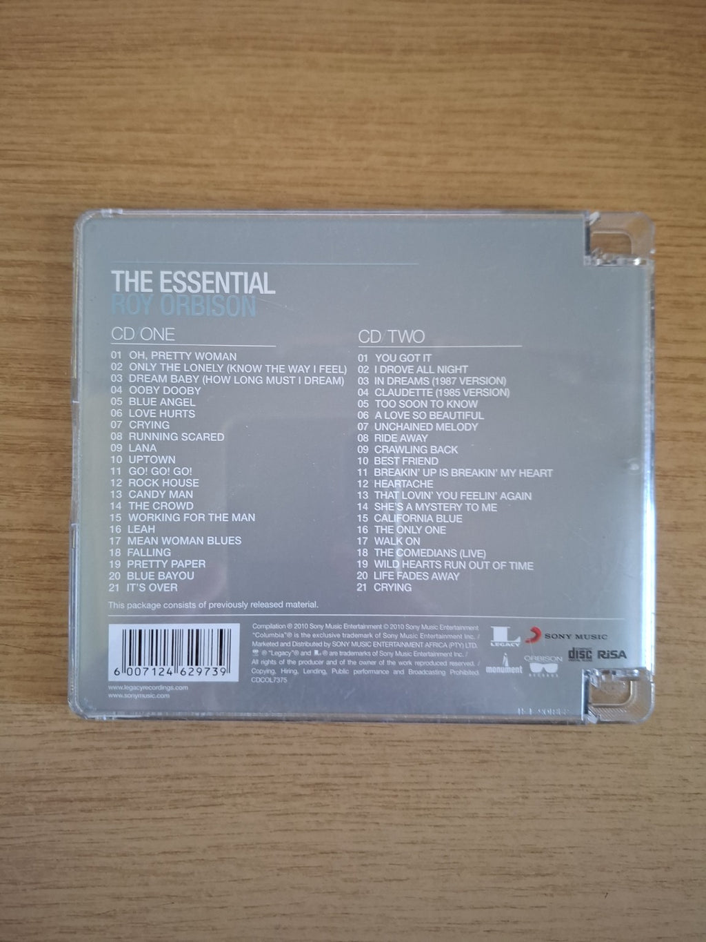 Roy Orbison – The Essential Roy Orbison (Second Hand 2CD Set)