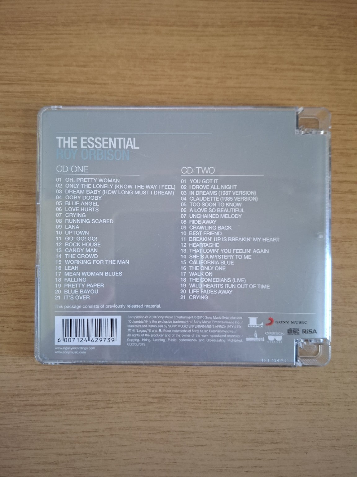 Roy Orbison – The Essential Roy Orbison (Second Hand 2CD Set)