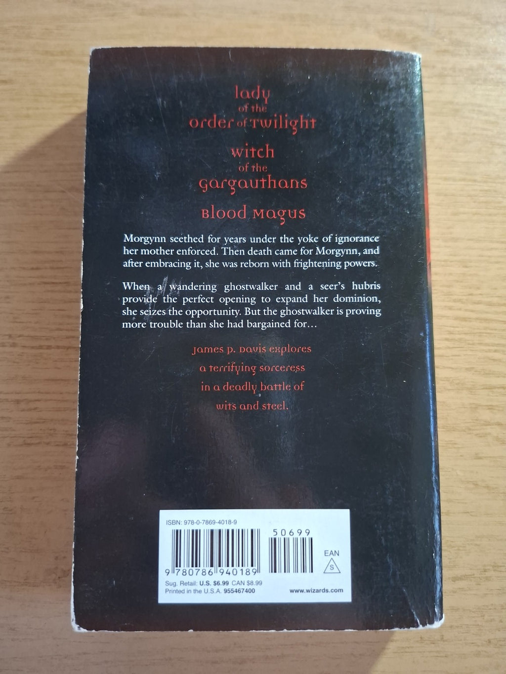Bloodwalk – James P. Davis (Second Hand Book)