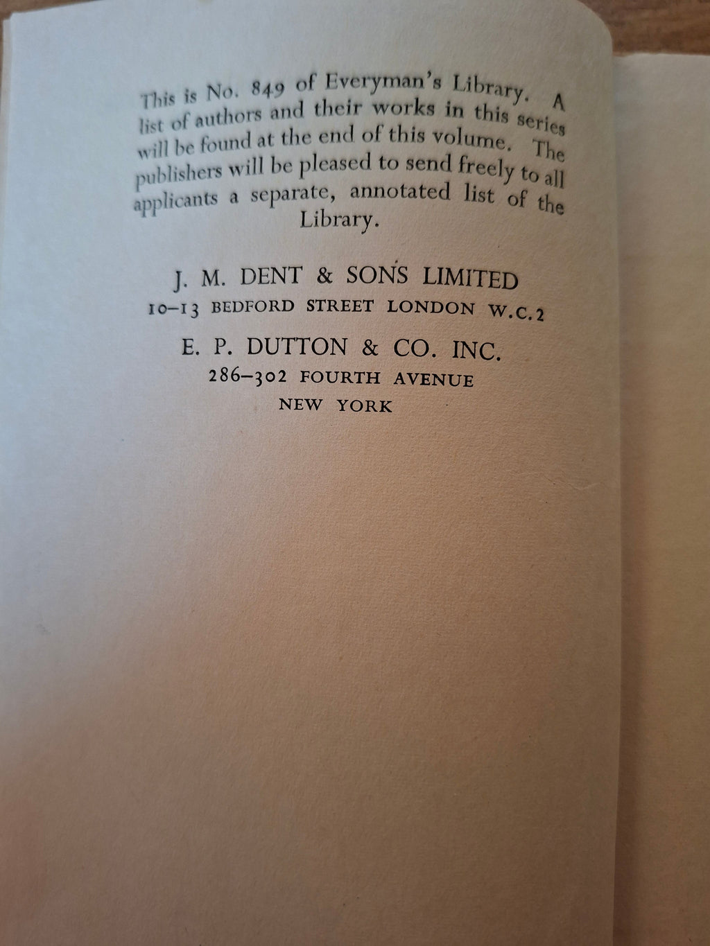 Capital, Volume Two – Karl Marx (Everyman’s Library No. 849, J.M. Dent & Sons / E.P. Dutton) (Second-Hand)