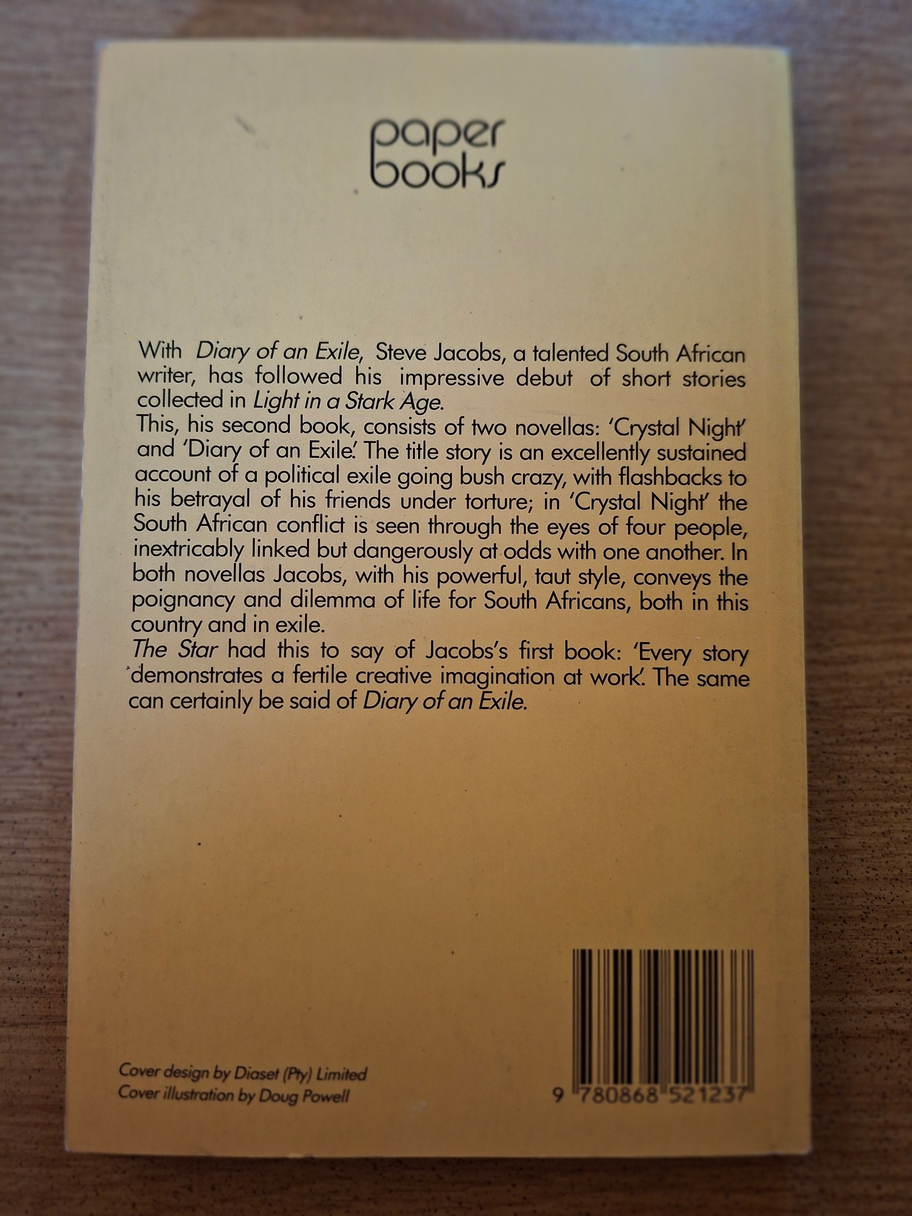 Diary of an Exile – Steve Jacobs (Second-Hand)