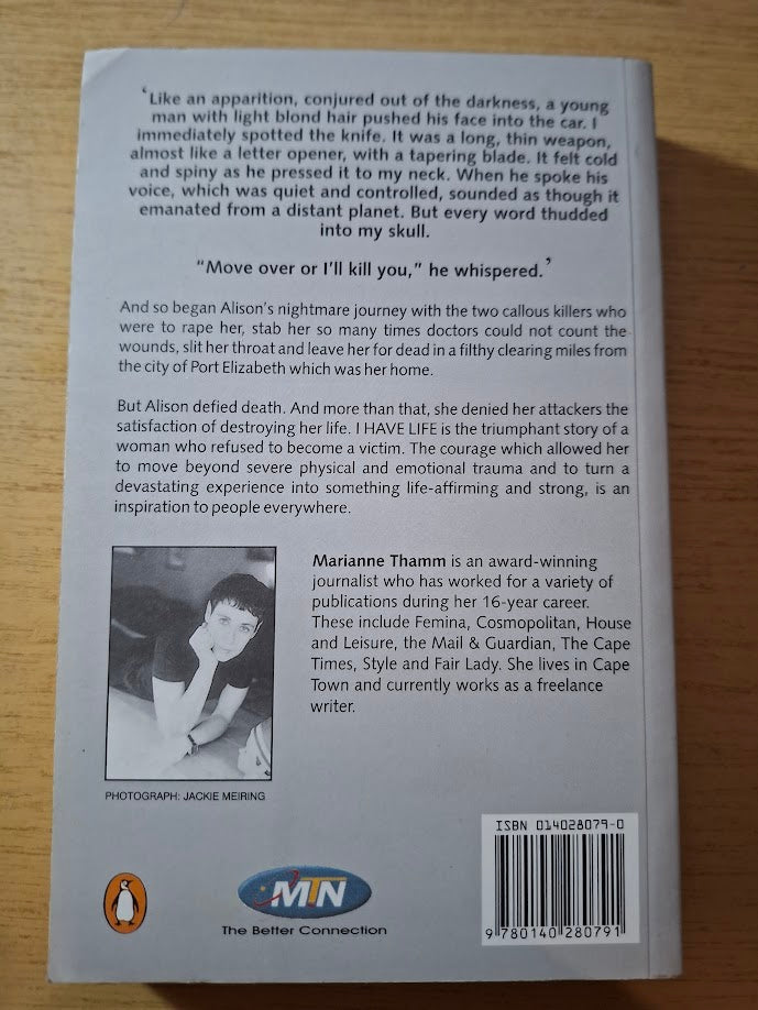 I Have Life: Alison’s Journey — Second-Hand