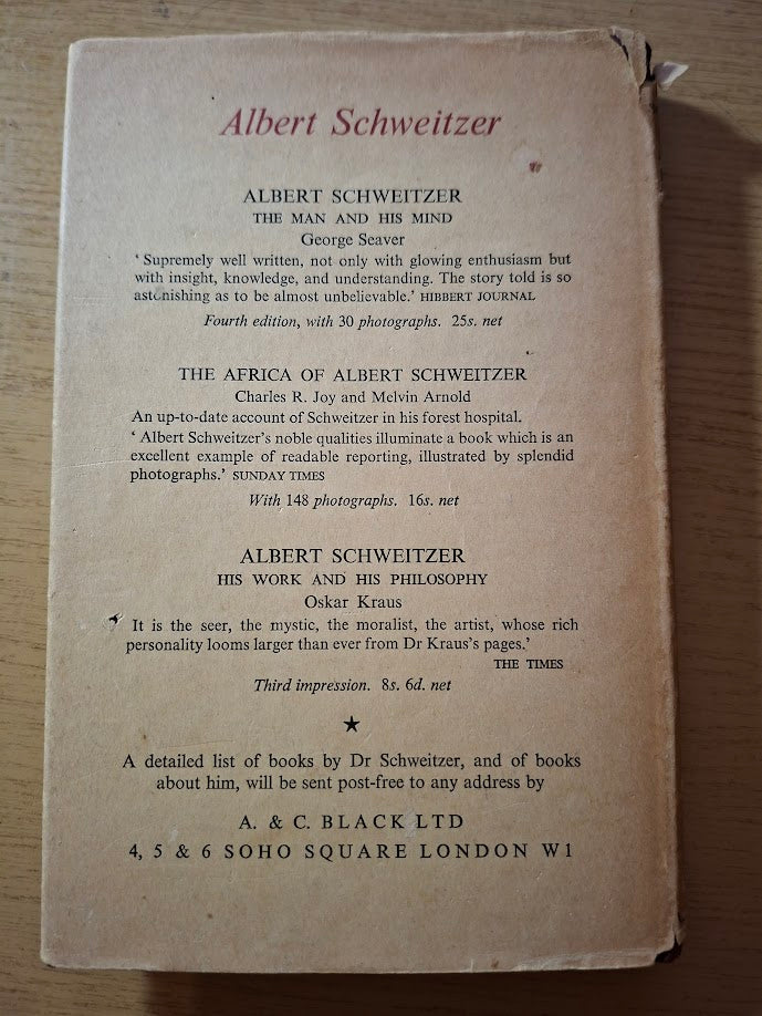 Albert Schweitzer: An Introduction — Second-Hand