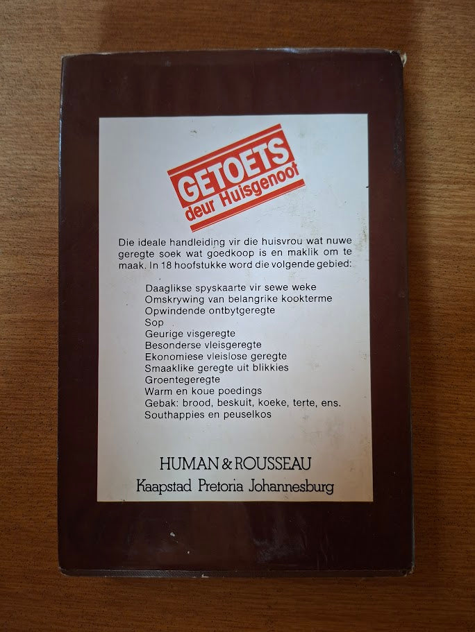 Wenresepte 01 - Annette Human (Second Hand Book)