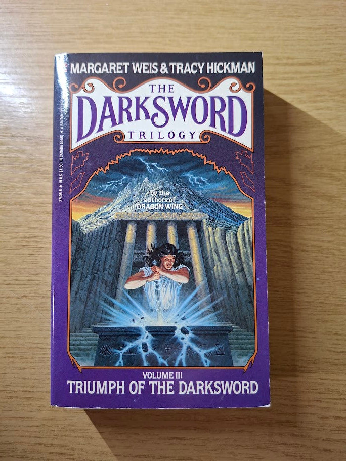 Triumph of the Darksword - Margaret Weis & Tracy Hickman (Second Hand Book)