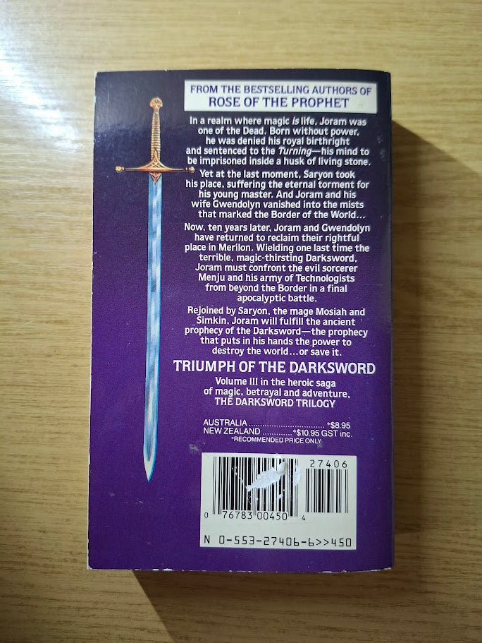 Triumph of the Darksword - Margaret Weis & Tracy Hickman (Second Hand Book)