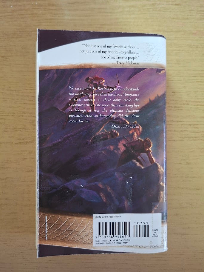 Starless Night: The Legend of Drizzt by R.A. Salvatore (Second Hand Book)