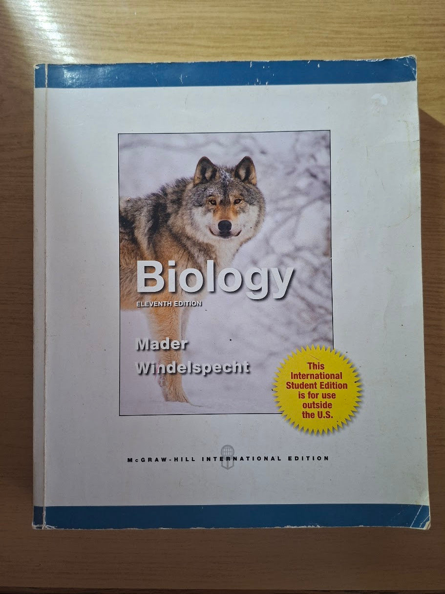 Biology by Sylvia S. Mader (Second Hand Book)