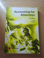 Accounting for Attorneys by Gordon Adams (Second Hand Book)