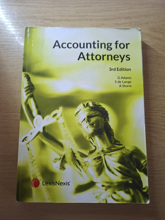 Accounting for Attorneys by Gordon Adams (Second Hand Book)