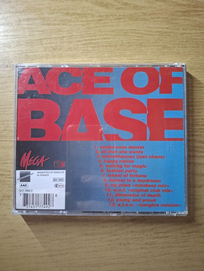 Ace Of Base – Happy Nation (Second Hand CD)