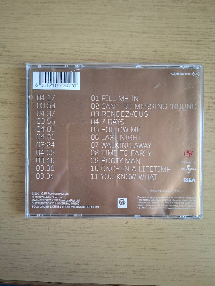Craig David – Born To Do It (Second Hand CD)