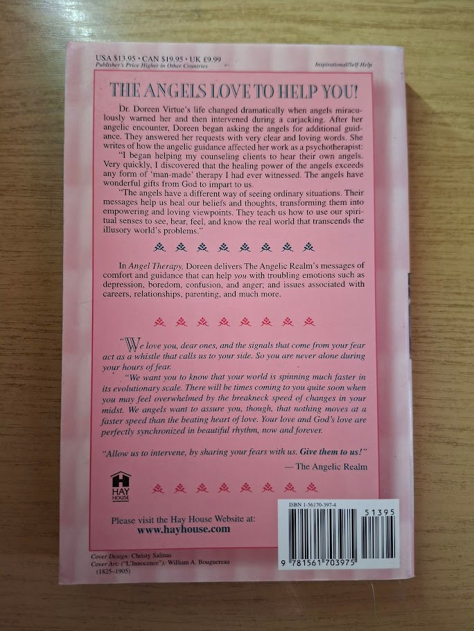 Angel Therapy by Doreen Virtue (Second Hand Paperback)