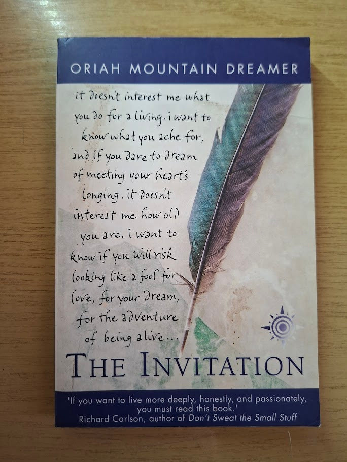 The Invitation by Oriah Mountain Dreamer (Second Hand Paperback)