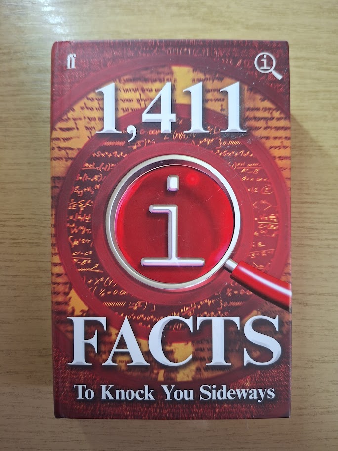1,411 QI Facts To Knock You Sideways (Quite Interesting) by John Lloyd & John Mitchinson (Second Hand Hardcover)