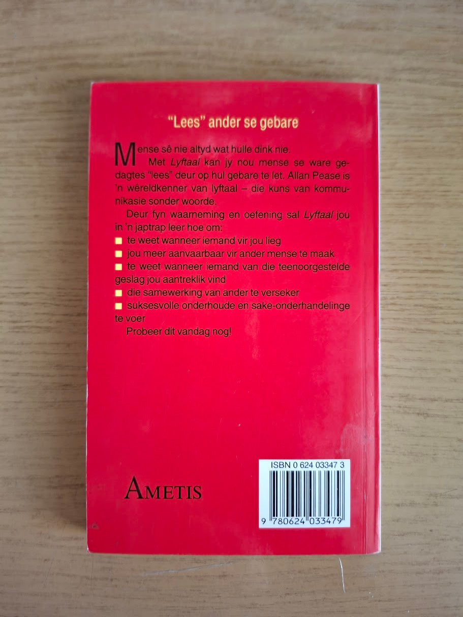 Lyftaal by Allan Pease (Second Hand Paperback)
