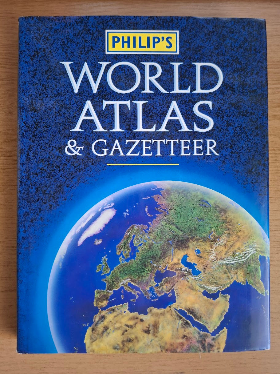 Philip's World Atlas and Gazetteer (Second Hand Hardcover)