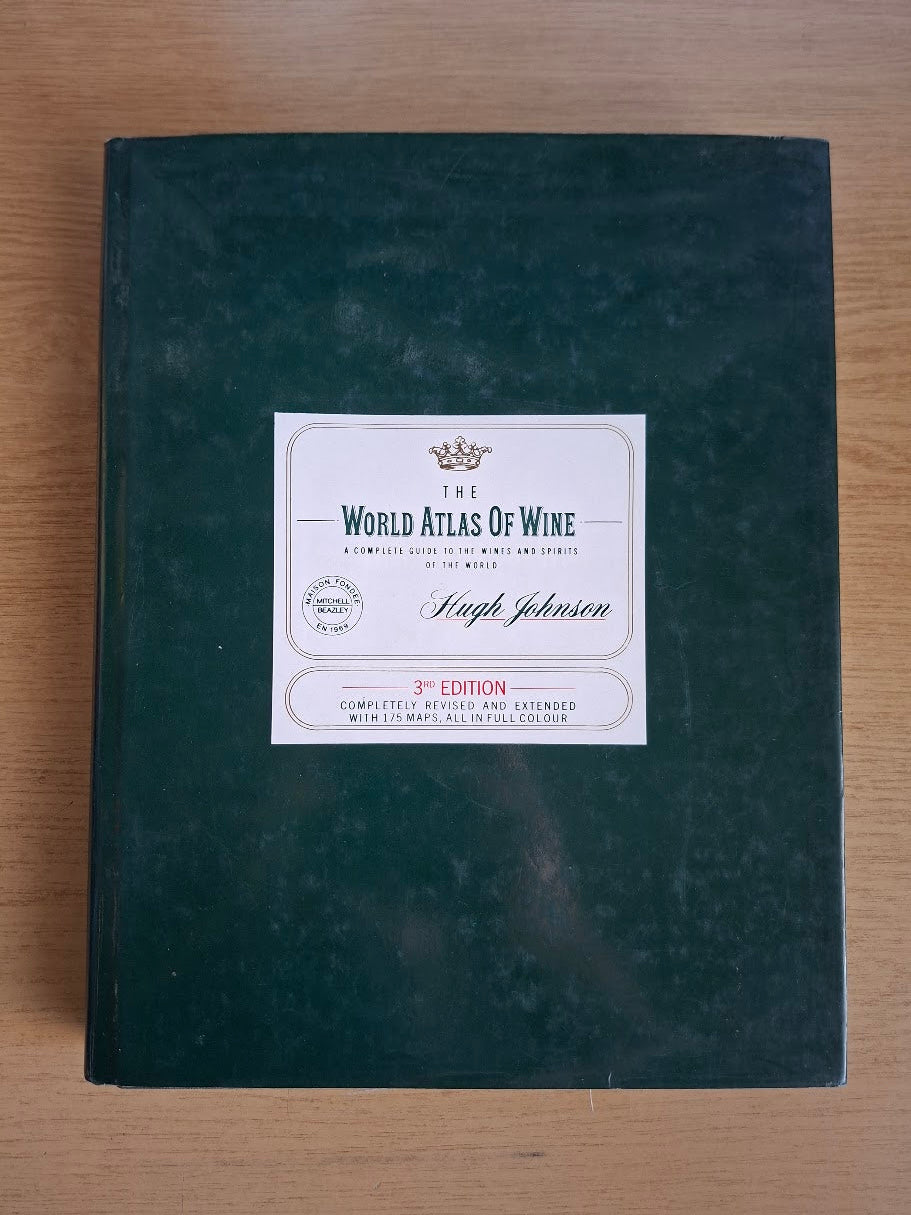 The World Atlas of Wine: A Complete Guide to the Wines and Spirits of the World by Hugh Johnson (Second Hand Hardcover)