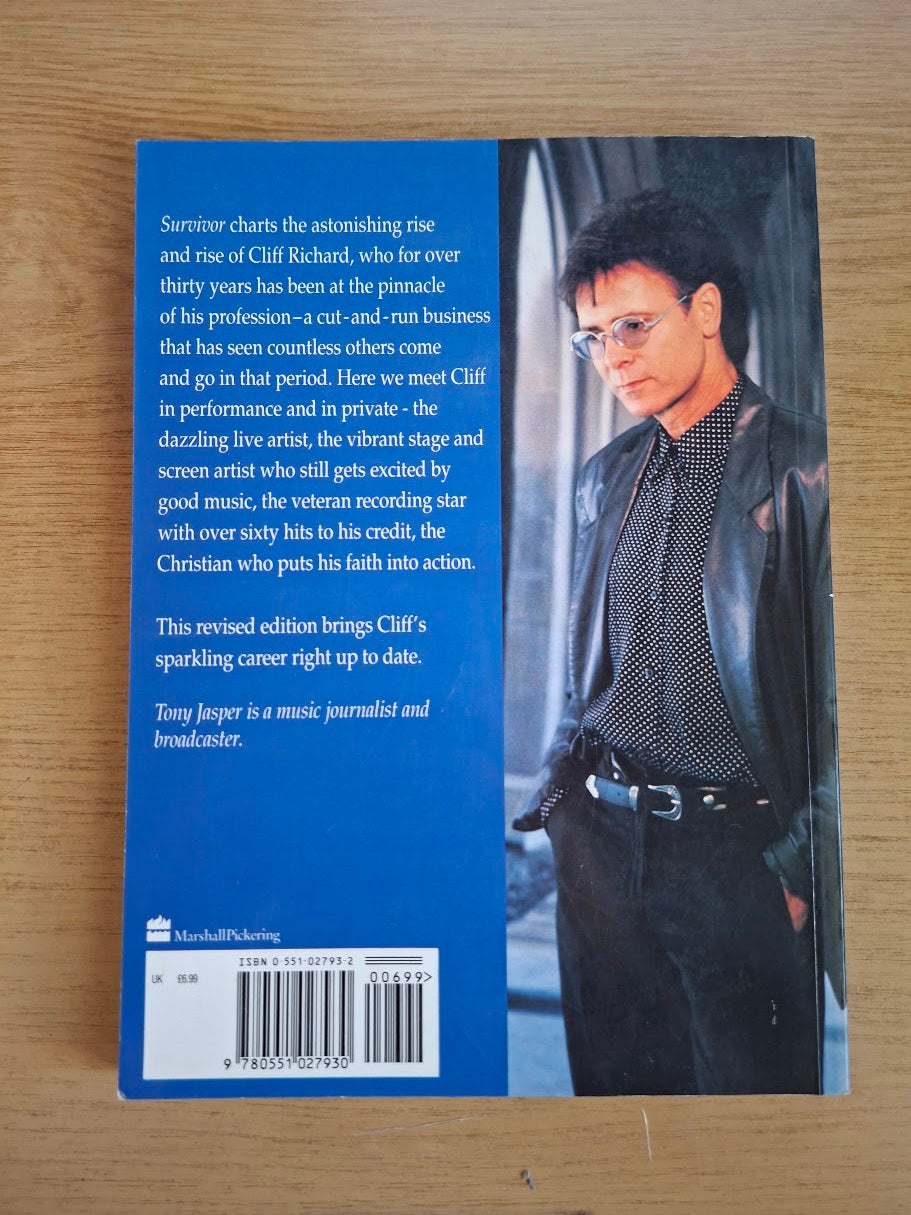 Survivor: A Tribute to Cliff Richard by Tony Jasper (Second Hand Paperback)