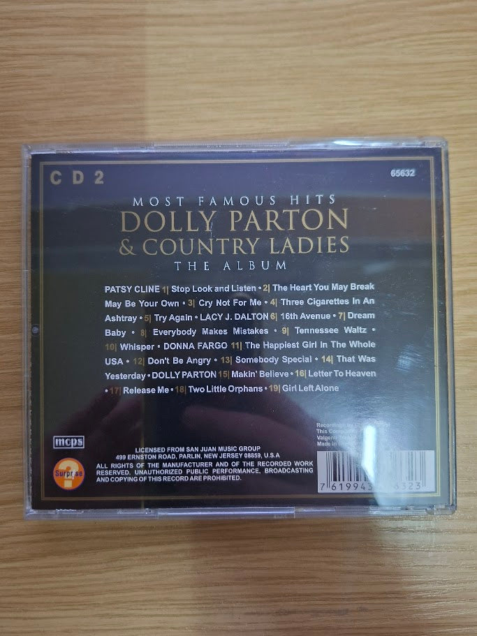 Most Famous Hits: Dolly Parton & Country Ladies – The Album (Second Hand CD)