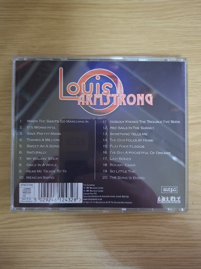 Louis Armstrong – Louis Armstrong (2001 Musicbank Edition, Second Hand CD)