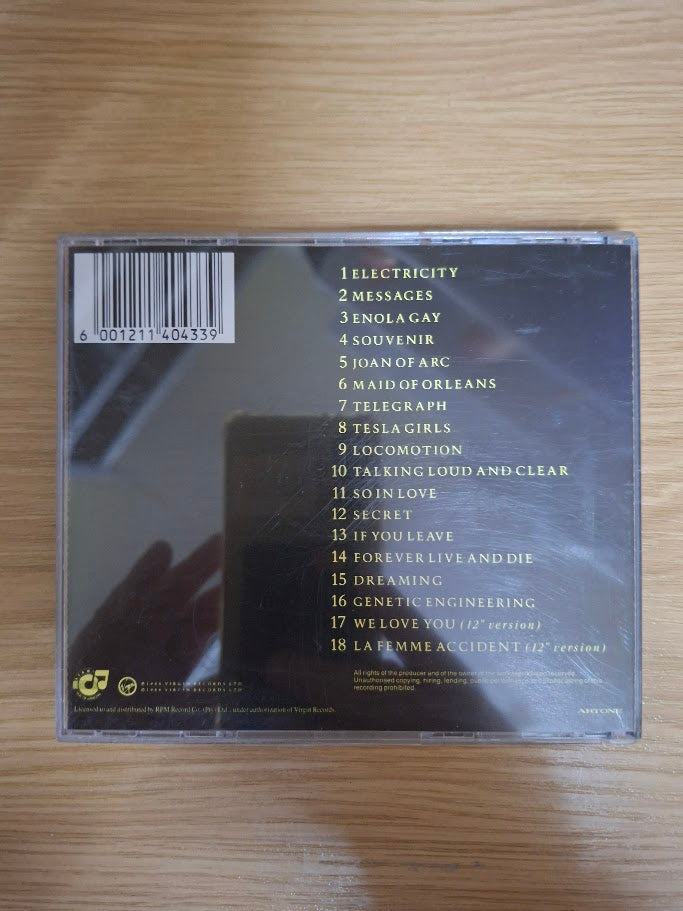 Orchestral Manoeuvres in the Dark (OMD) – The Best of OMD (1988 South African Edition, Second Hand CD)