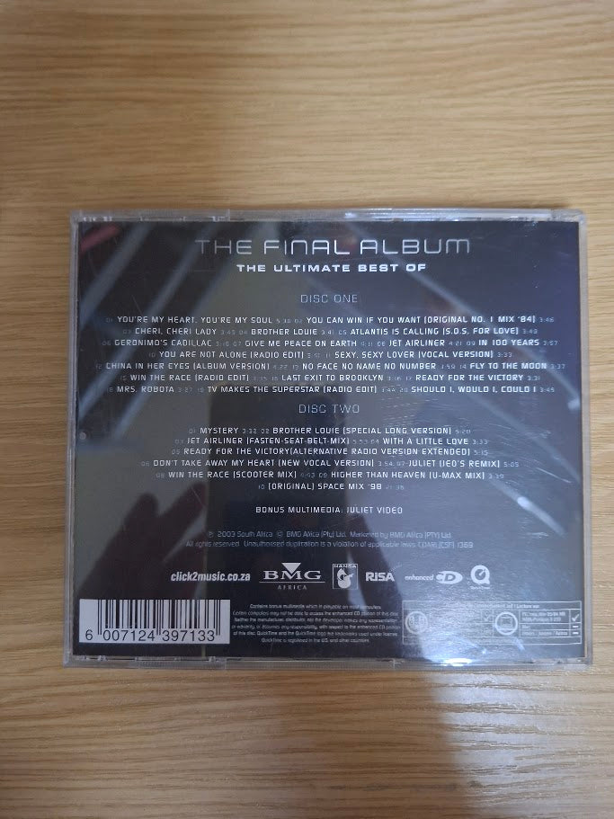 Modern Talking – The Final Album: The Ultimate Best Of (2003 South African Limited Edition 2 CD Set, Second Hand)