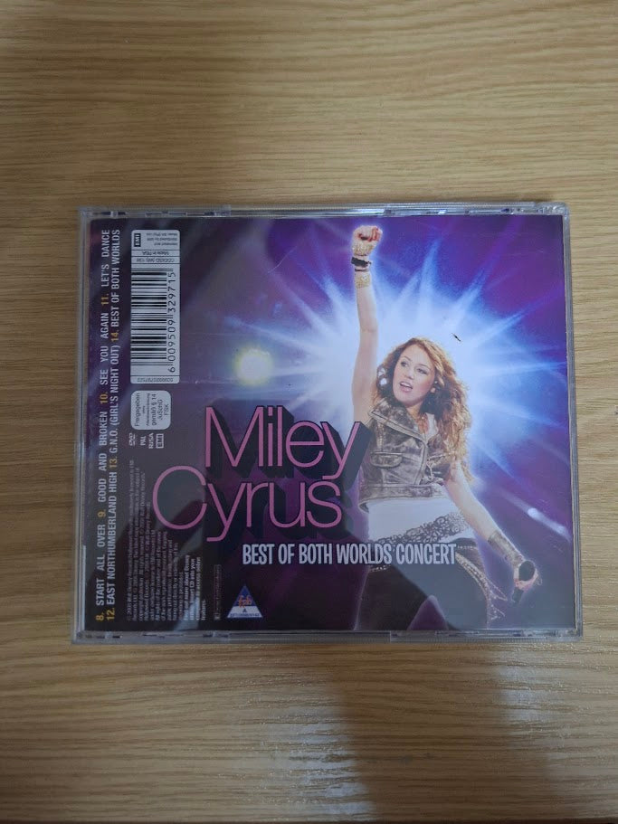 Hannah Montana / Miley Cyrus – Best of Both Worlds Concert (2007 South African CD + DVD Edition, Second Hand)