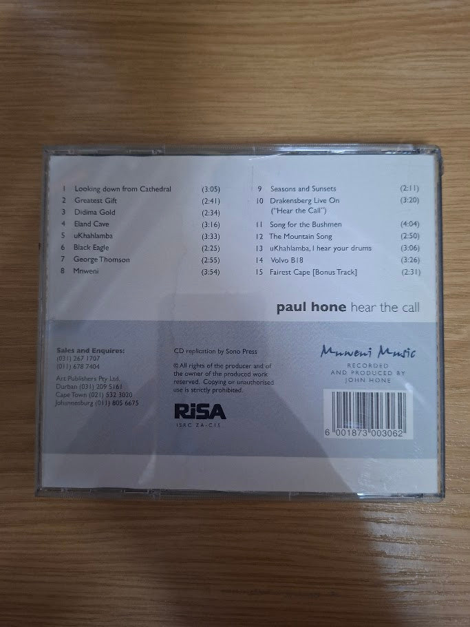 Paul Hone – Hear the Call (Second Hand CD)