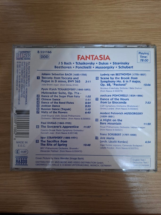 Various Composers – Fantasia (Naxos, Second Hand CD)