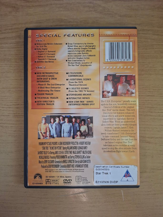 Star Trek V: The Final Frontier (Widescreen Collection, Second Hand DVD)