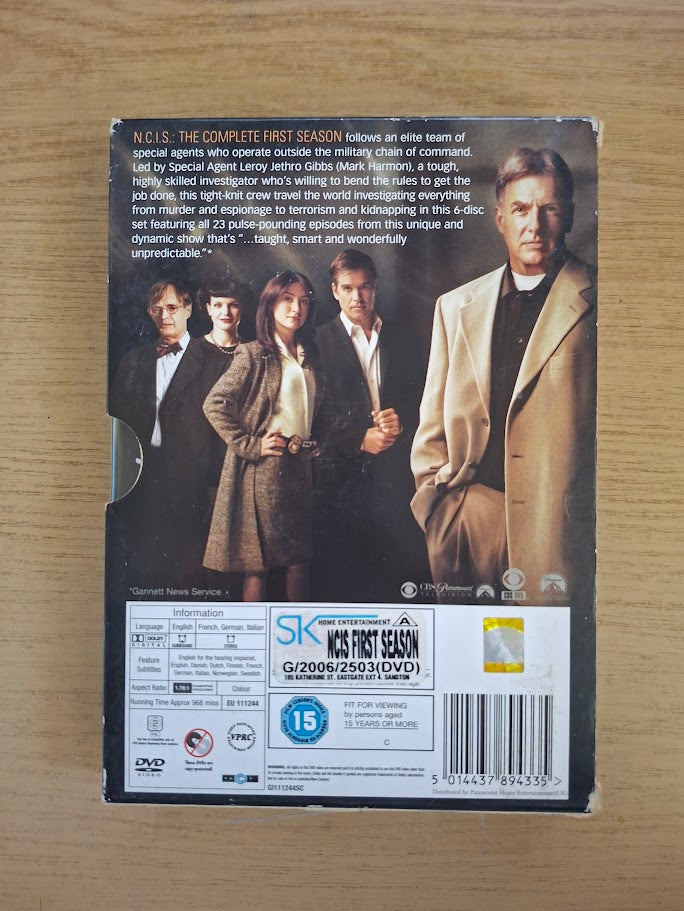 NCIS – Seasons 1–5 Complete Collection – Mark Harmon (Second Hand DVD Box Set)