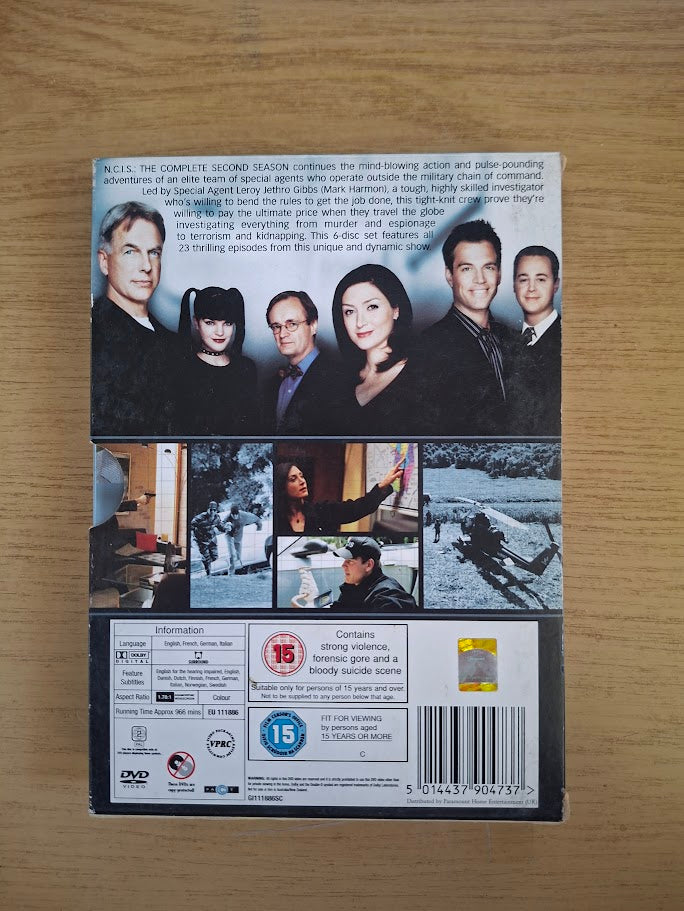 NCIS – Seasons 1–5 Complete Collection – Mark Harmon (Second Hand DVD Box Set)