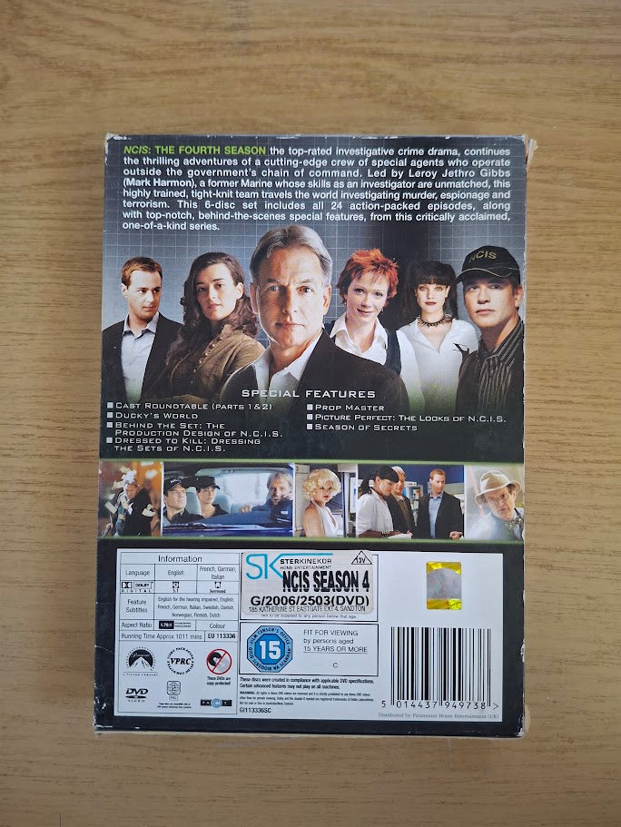 NCIS – Seasons 1–5 Complete Collection – Mark Harmon (Second Hand DVD Box Set)