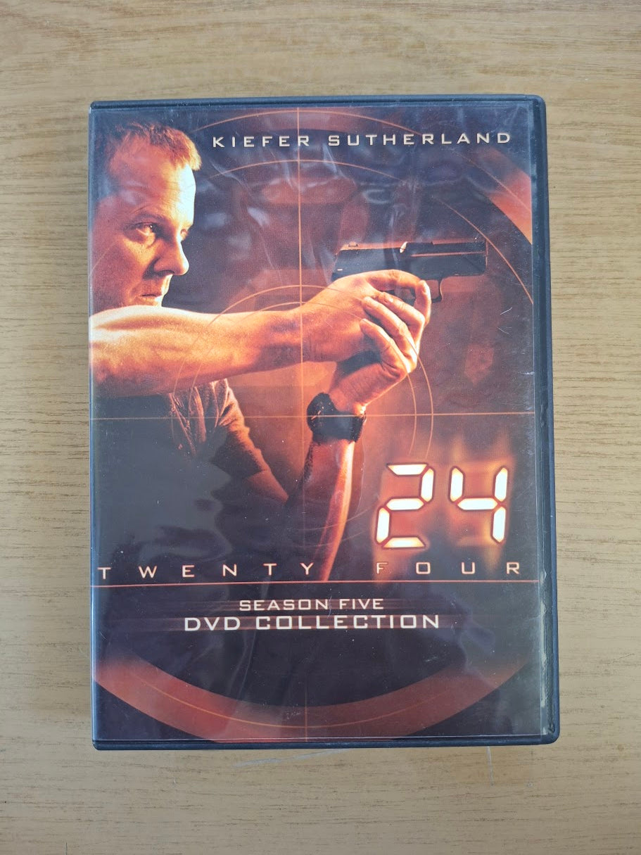 24 – Seasons 1–5 Complete Collection – Kiefer Sutherland (Second Hand DVD Box Set)
