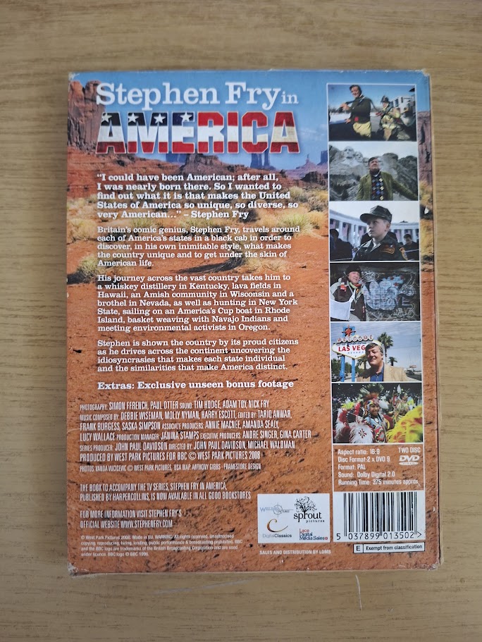 Stephen Fry in America – Complete BBC Series – 2-Disc DVD