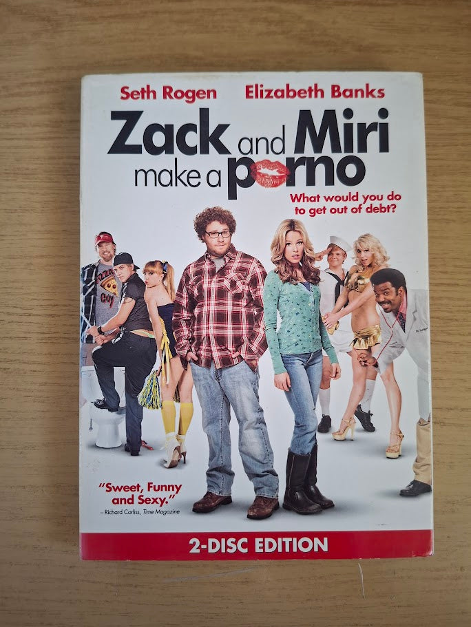 Zack and Miri Make a Po*no – Seth Rogen & Elizabeth Banks – 2-Disc Edition (Second Hand DVD)