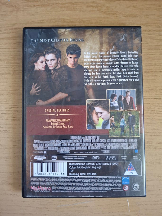The Twilight Saga: New Moon – Kristen Stewart & Robert Pattinson (Second Hand DVD)