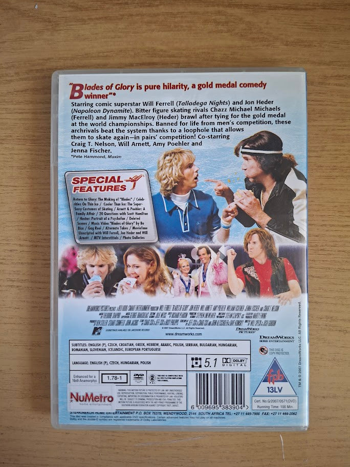 Blades of Glory – Will Ferrell & Jon Heder (Second Hand DVD)