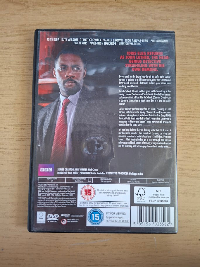 Luther – Series 2 (2-Disc Set, Second Hand DVD)