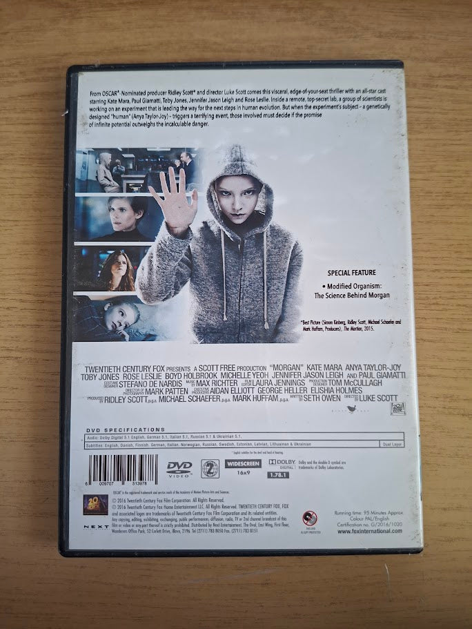 Morgan (2016, Second Hand DVD)