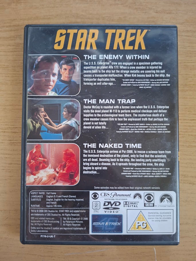 Star Trek Original Series & Next Generation – 5 DVD / 15 Episode Collection
