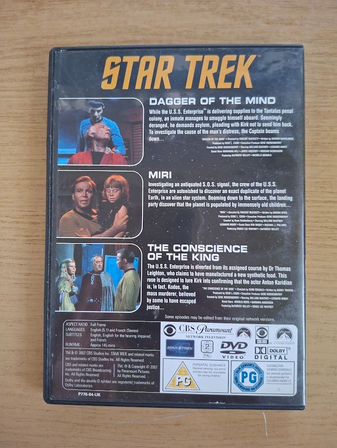 Star Trek Original Series & Next Generation – 5 DVD / 15 Episode Collection