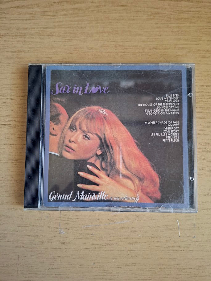 Gérard Mainville Et Son Orchestre – Sax In Love (1989 Brazilian Edition, Second-Hand CD)