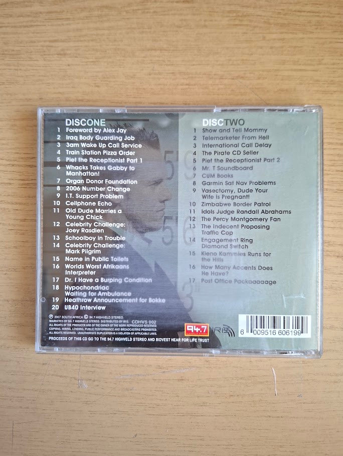 Whackhead Simpson – Serial Prankster (2007 South African 2 CD Edition, Second-Hand CD Set)