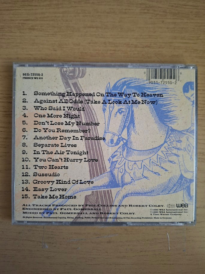 Phil Collins – Serious Hits...Live! (1990 European Edition, Second-Hand CD)